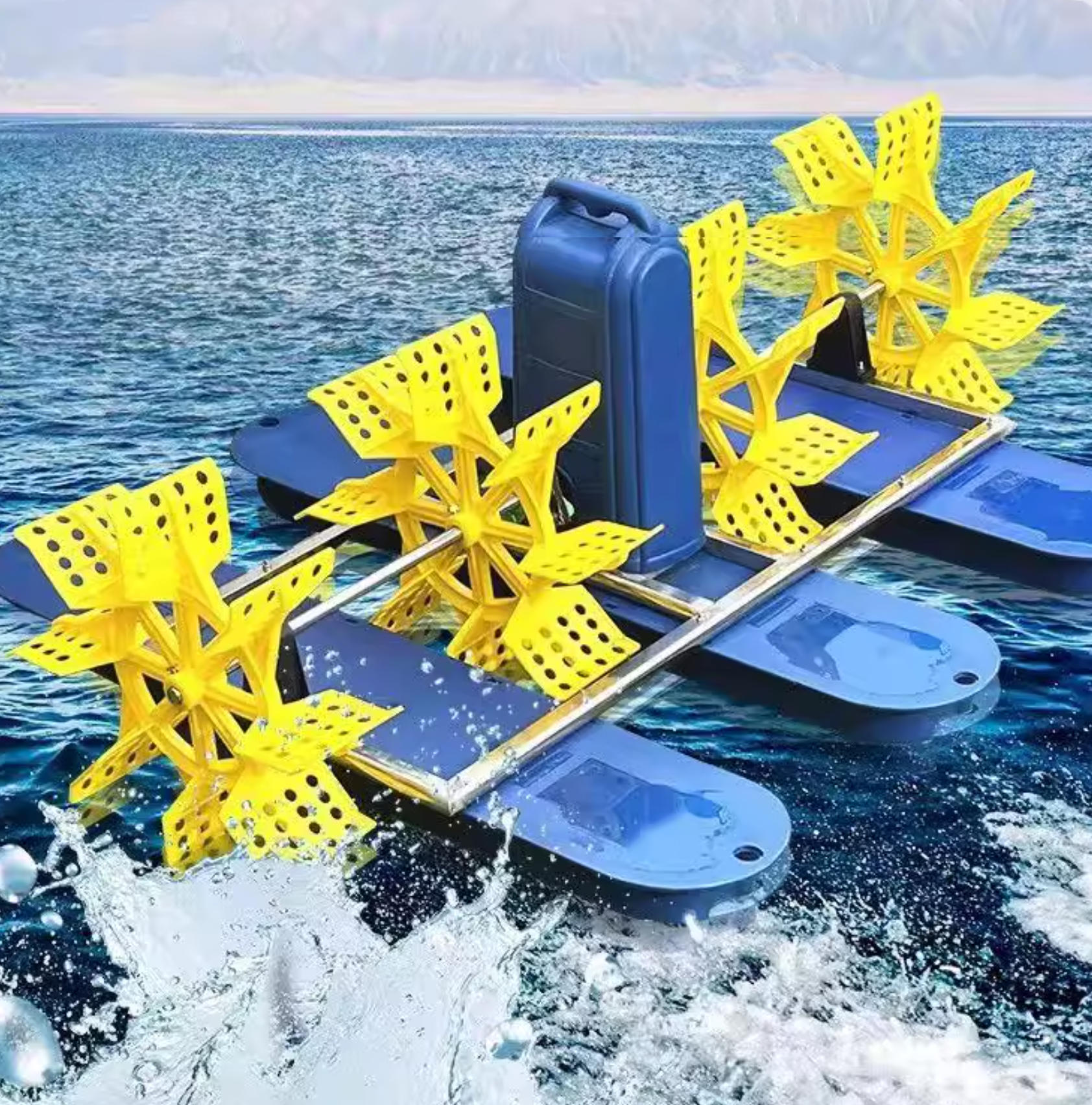 碧水清波，驅(qū)動未來：南京藍(lán)寶石太陽能水車曝氣機(jī)