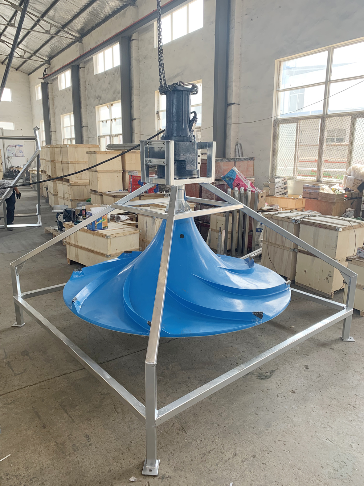 潛水雙曲面攪拌機(jī)與其它攪拌設(shè)備相比，優(yōu)勢在哪里？ | 南京藍(lán)寶石環(huán)保